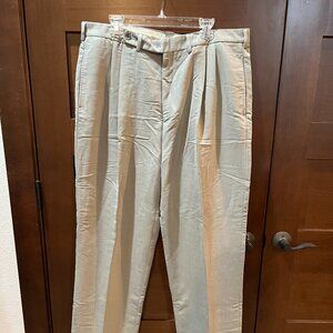 Joseph Abboud Golf Men's Beige Cuffed Pant Size 38 with 30" Inseam